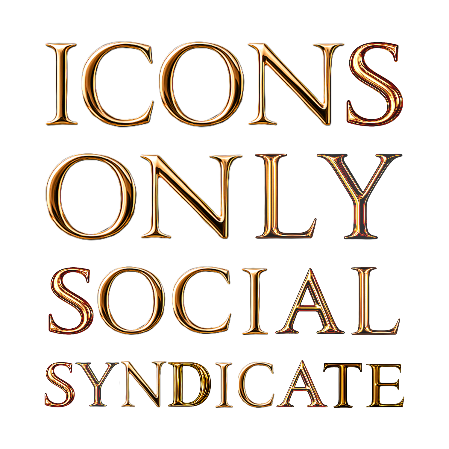 Icons Only Social Syndicate